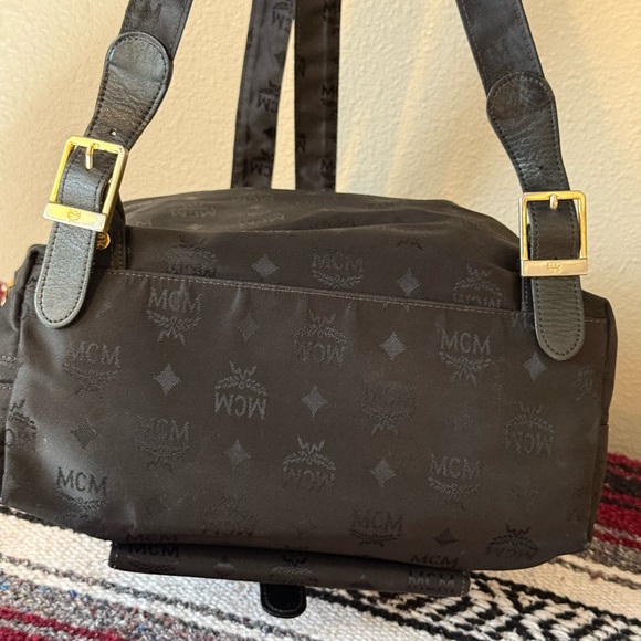 MCM Black Nylon Backpack - Picture 11 of 13